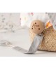 Kiokids Wood and Cotton Soother Clip Grey