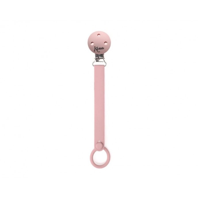 Kiokids Silicone Soother Clip Pink