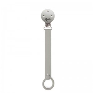 Kiokids Silicone Soother Clip Grey
