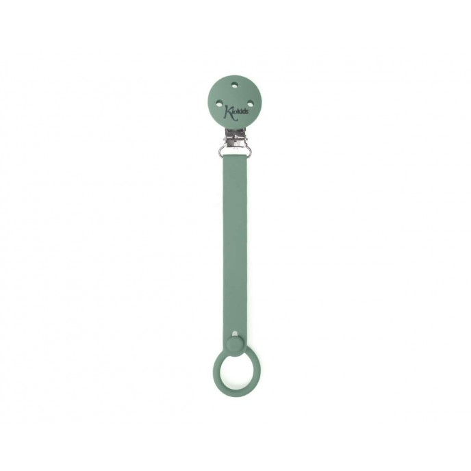 Kiokids Silicone Soother Clip Sage