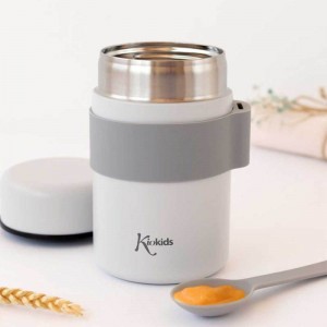 Kiokids Food Flask 500ml Grey Kiokids Food Flask 500ml Grey