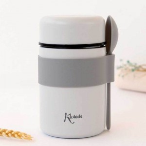 Kiokids Food Flask 500ml Grey Kiokids Food Flask 500ml Grey