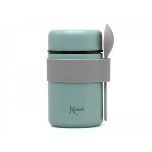 Kiokids Food Flask 500ml Sage Kiokids Food Flask 500ml Sage