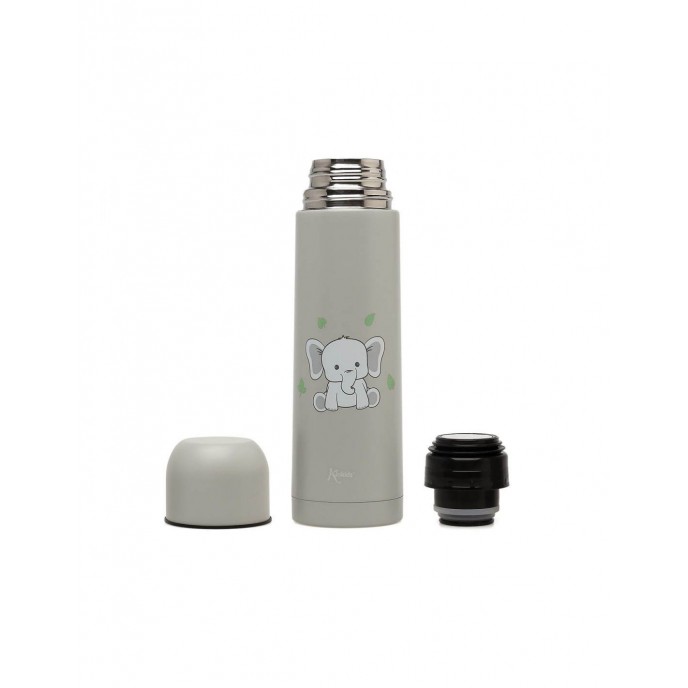 Kiokids Flask 500ml Grey Elephant