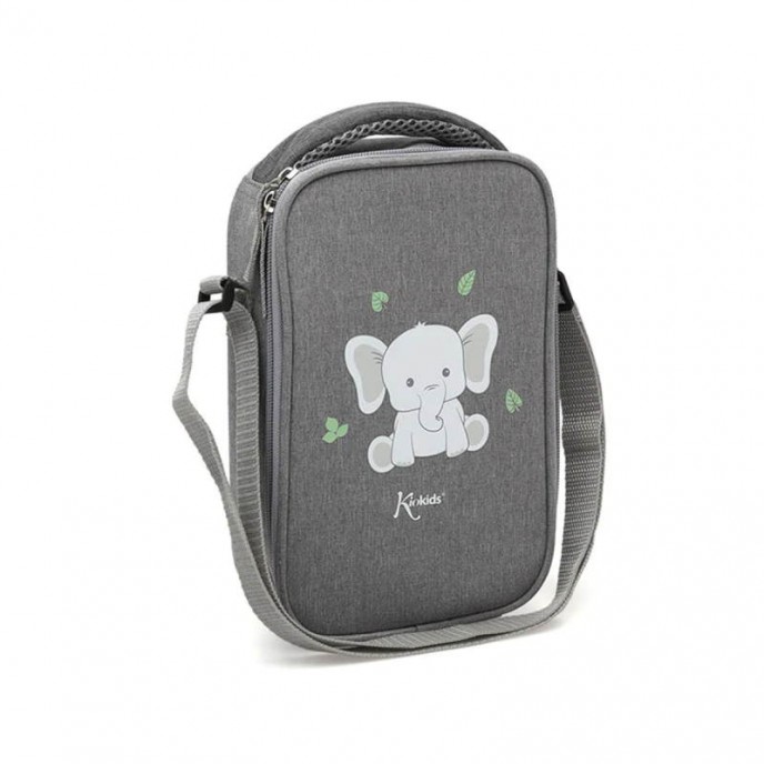 Kiokids Thermal Bag Grey Elephant