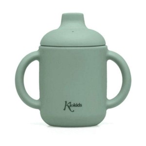 Kiokids Silicone Spout Cup 120ml Sage Kiokids Silicone Spout Cup 120ml Sage