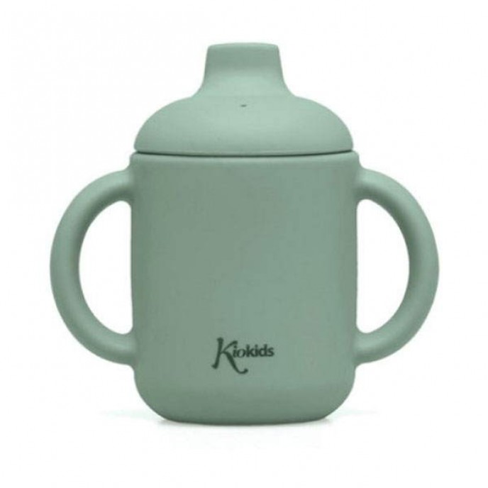 Kiokids Silicone Spout Cup 120ml Sage Kiokids Silicone Spout Cup 120ml Sage