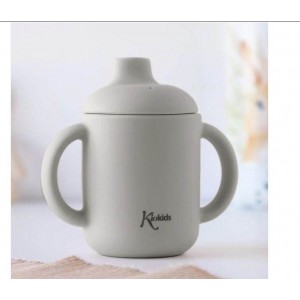 Kiokids Silicone Spout Cup 120ml Grey Kiokids Silicone Spout Cup 120ml Grey
