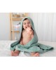 Kiokids Hooded Towel Bamboo 76cm Sage