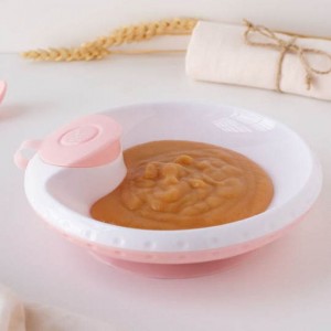 Kiokids Suction Plate with Food Warmer Pink Kiokids Suction Plate with Food Warmer Pink
