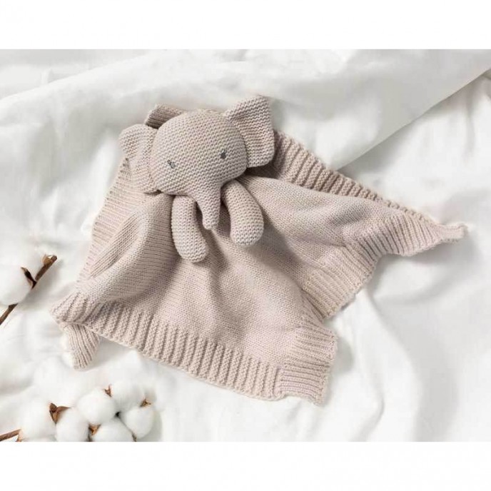 Kiokids Doudou Comforter Elephant Grey