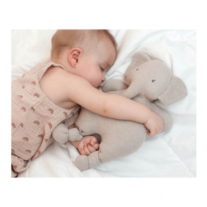 Kiokids Cuddly Elephant Grey