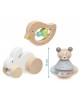Kiokids Wooden Toy Set Animals 3pc