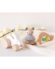 Kiokids Wooden Toy Set Animals 3pc