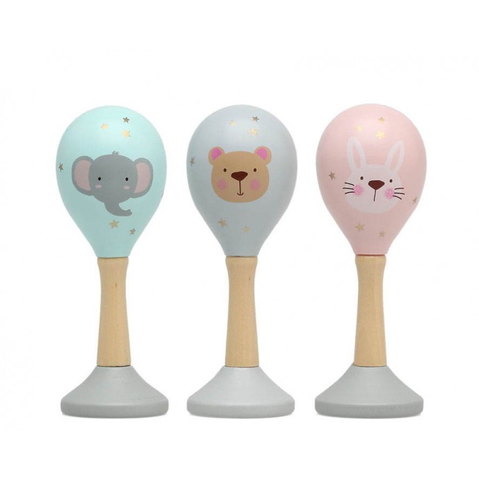 Kiokids Wooden Maracas 1pc Kiokids Wooden Maracas 1pc