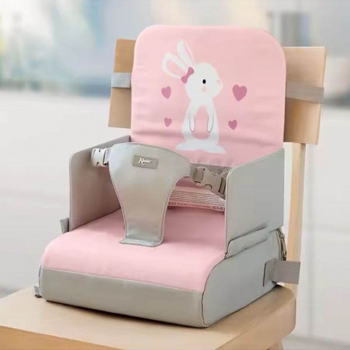 Kiokids Booster Seat Pink Bunny