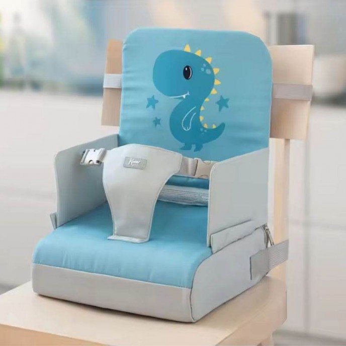 Kiokids Booster Seat Blue Dino