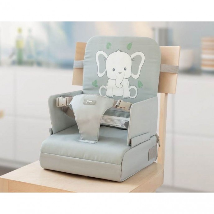 Kiokids Booster Seat Grey Elephant