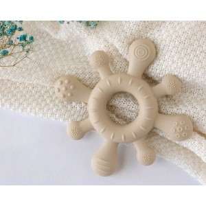Kiokids Silicone Teether Beige Kiokids Silicone Teether Beige