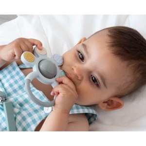 Kiokids Silicone Teether and Rattle Kiokids Silicone Teether and Rattle