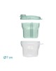 Kiokids Milk Powder Dispenser and Bowl Sage Kiokids Milk Powder Dispenser and Bowl Sage