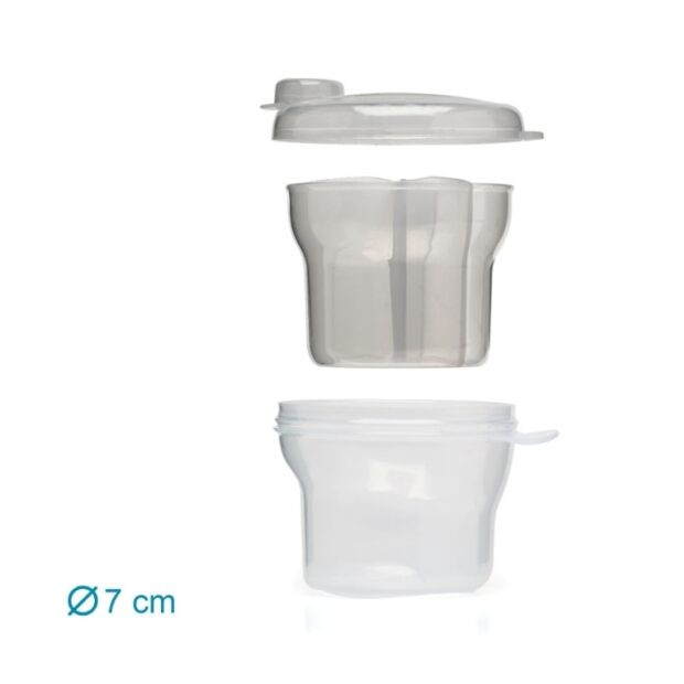 Kiokids Milk Powder Dispenser and Bowl Grey Kiokids Milk Powder Dispenser and Bowl Grey