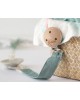 Kiokids Wood and Cotton Soother Clip Sage