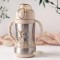 Kiokids Insulated Straw Cup Beige Deer Kiokids Insulated Straw Cup Beige Deer