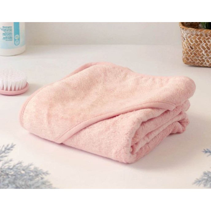 Kiokids Hooded Towel Bamboo 100cm Pink Kiokids Hooded Towel Bamboo 100cm Pink