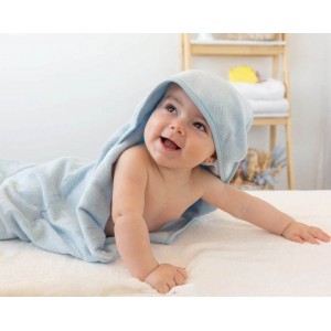 Kiokids Hooded Towel Bamboo 100cm Blue Kiokids Hooded Towel Bamboo 100cm Blue