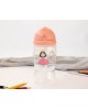 Kiokids Straw Bottle 350ml Pink Princess Kiokids Straw Bottle 350ml Pink Princess
