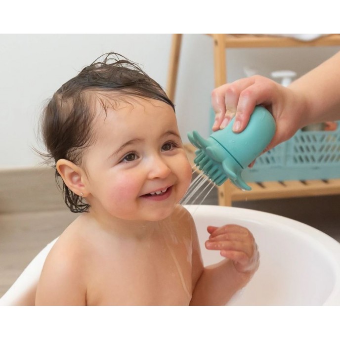 Kiokids Shampoo Massager Green Octopus