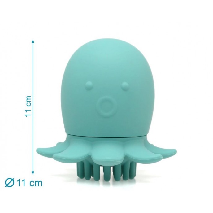 Kiokids Shampoo Massager Green Octopus