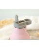 Kiokids Insulated Straw Bottle 350ml Pink