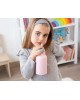 Kiokids Insulated Straw Bottle 350ml Pink