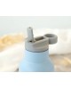 Kiokids Insulated Straw Bottle 350ml Blue
