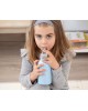 Kiokids Insulated Straw Bottle 350ml Blue