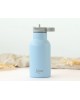 Kiokids Insulated Straw Bottle 350ml Blue