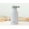 Kiokids Insulated Straw Bottle 350ml Grey