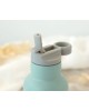 Kiokids Insulated Straw Bottle 350ml Sage