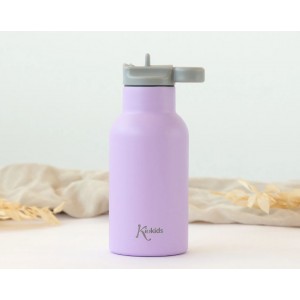 Kiokids Insulated Straw Bottle 350ml Lavender