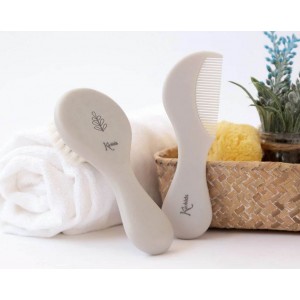 Kiokids Brush and Comb Set Grey Kiokids Brush and Comb Set Grey