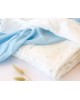 Kiokids Bamboo Muslins 3pk Blue Leaves
