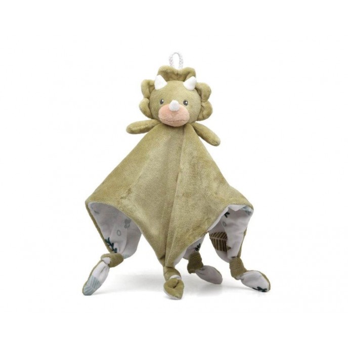 Kiokids Plush Doudou Comforter Dino Green Kiokids Plush Doudou Comforter Dino Green