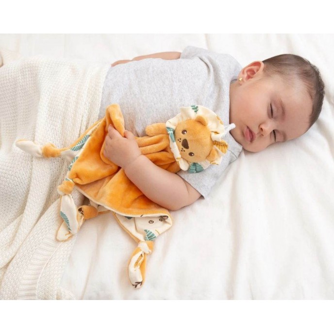 Kiokids Plush Doudou Comforter Lion Rust Kiokids Plush Doudou Comforter Lion Rust