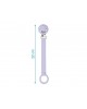 Kiokids Silicone Soother Clip Lavender
