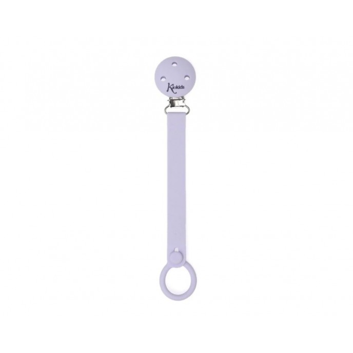 Kiokids Silicone Soother Clip Lavender