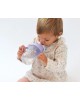 Kiokids Weighted Straw Cup 300ml Lavender Bunny
