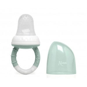 Kiokids Silicone Food Feeder Sage
