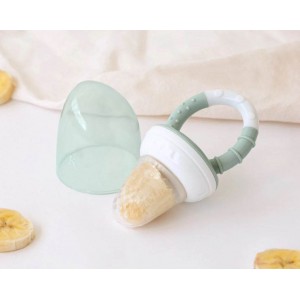 Kiokids Silicone Food Feeder Sage
